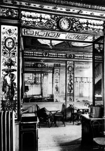 Paris, inde i cafeen, Grand Vefour. af French School