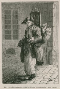 Parisertyper, Charles Minart, Gademusiker; efter Ingouf af French School