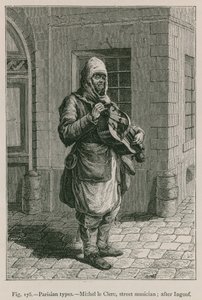Parisertyper, Michel le Clerc, Gademusiker; efter Ingouf af French School