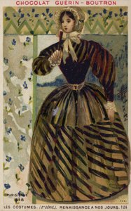 Parisisk mode, 1848 af French School
