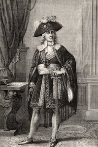 Paul Francois Jean Nicolas Comte de Barras (1755-1829), fra "Historien om den franske revolution" af Louis Blanc af French School