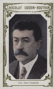 Paul Painleve (farvet foto) af French School
