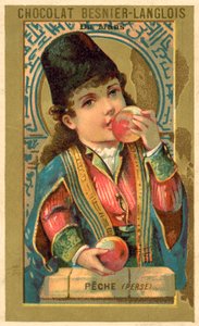 Ferskner fra Persien (chromolitho) af French School