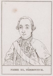 Peter III, Ruslands zar (gravering) af French School