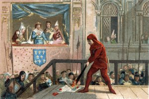 Philip IV, kendt som Le Bel af French School