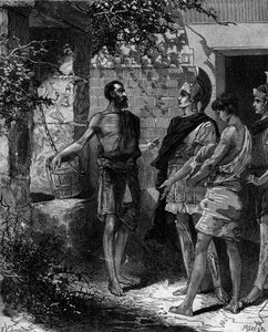 Phocion (Phokion) (402 f.Kr. - 318 f.Kr.) er en athensk strategi og taler, der modtager Alexander den Stores udsendinge efter Arbelles sejr. af French School