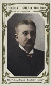 Pichon, udenrigsminister (farvet foto) af French School
