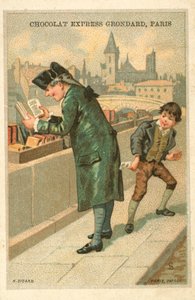Lommetyv (chromolitho) af French School