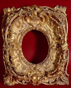 Billedramme i forgyldt træ. Frankrig 1700-tallet. Paris, dekorativ kunst af French School