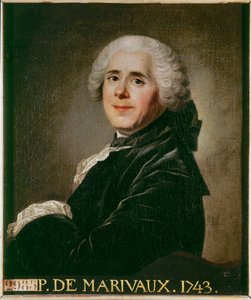 Pierre Carlet de Marivaux, fransk dramatiker og romanforfatter ... af French School