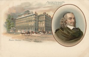 Pierre Corneille (farve litho) af French School