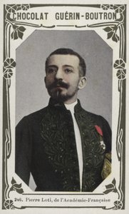 Pierre Loti, fra Academie-Francaise (farvet foto) af French School