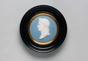 Plaque, ca. 1790 (hårdt pastaporcelæn) af French School