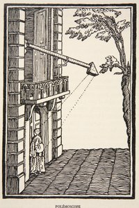 Polemoskop, kopi af Boris Mestchersky (d.1957) illustration fra Histoire de la Nation Francaise, Sciences, bind I & II, af Gabriel Hanotaux (1853-1944), 1924 af French School