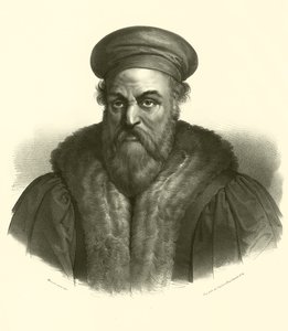 Polidoro da Caravaggio, portræt (gravering) af French School