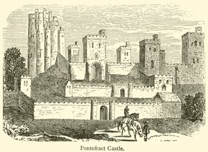 Pontefract Castle (gravering) af French School