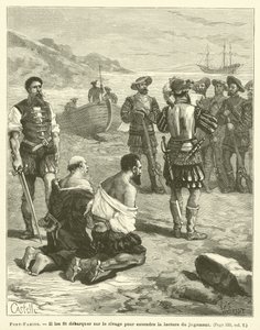 Port-Famine (gravering) af French School