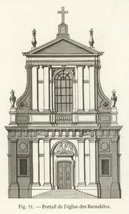 Barnabite Kirke Portal af French School