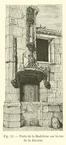 Porte de la Madeleine på rue de la Licorne af French School