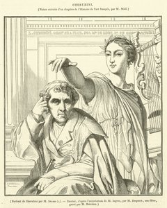 Porträt von Cherubini von French School