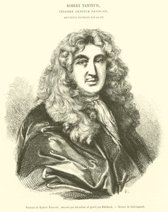 Portræt af Robert Nanteuil (gravering) af French School