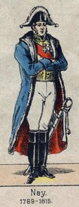 Portræt en pied af Michel Ney (1769-1815) marechal d