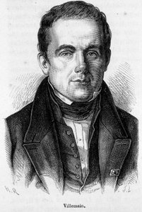 Portræt af Abel Francois Villemain, fransk professor og politiker (1790 - 1867) af French School