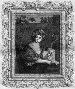 Portræt af Anne Comnene (1083-1153), datter af den byzantinske kejser Alexis I Comnene. Indgravering i "Historien om paver-konger-dronninger-og-kejsere gennem århundreder"" af Maurice Lachatre af French School
