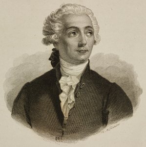 Portræt af Antoine-Laurent Lavoisier (Paris af French School