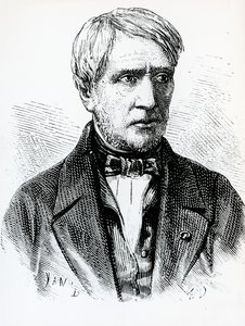 Portræt af Antoine Cesar Becquerel (1788-1878), fransk fysiker, Frankrig af French School