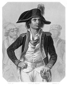 Portræt af Antoine Joseph Santerre (1752-1809), fransk politiker. I "The history of the Girondins"" af Lamartine af French School