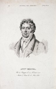 Portræt af Antoine Reicha (1770-1836) fra Journal des Artistes af French School