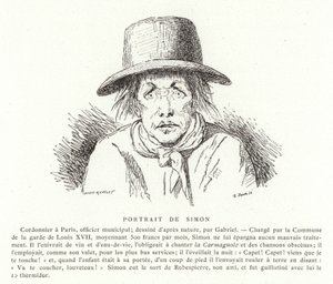 Portræt af Antoine Simon af French School