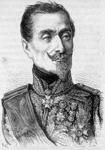 Portræt af Armand Jacques Leroy de Saint-Arnaud (Saint-Arnaud af French School