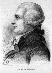 Portræt af baron Louis-Bernard Guyton-Morveau (Guiton) (1737-1816), fransk politiker, kemiker og revolutionær - i "" L