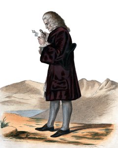 Portræt af Bernard de Jussieu (1699-1777), fransk naturforsker. af French School