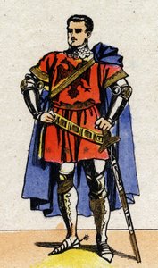 Portræt af Bertrand du Guesclin (Duguesclin) (ca. 1320-1380) konstabel fra Frankrig. af French School