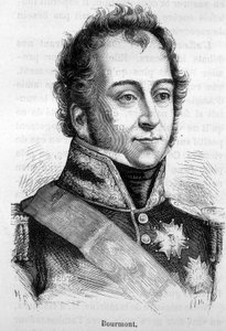 Portræt af Bourmont, greve af Ghaisnes, marskal af Frankrig (1773 -1846) - i "" L