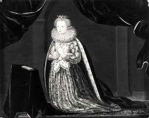 Portræt af Catherine af Cleves (1417-79) hertuginde af Guise