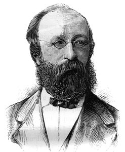 Portræt af Charles Demole (1828-1908), fransk politiker. Indgravering i ""The Illustrated World"", 16. januar af French School