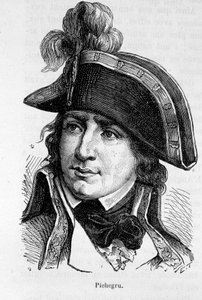 Portræt af Charles Pichegru, fransk general (1761-1804) - i "" The History of France"" af Henri Martin af French School