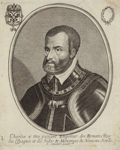Portræt af Karl V, den hellige romerske kejser af French School