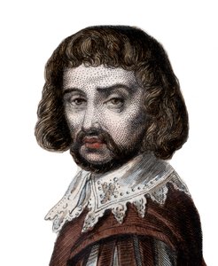 Portræt af Claude Gellee kaldet Le Lorrain (1600-1682), fransk maler. af French School