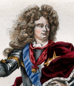 Portræt af Claude Louis Hector de Villars (1653-1734), marskal af Frankrig. af French School