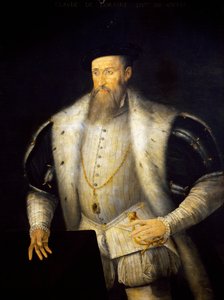 Portræt af Claudius I af Lorraine (slottet Conde-sur-Moselle af French School