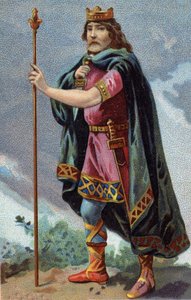 Portræt af Clotaire (Clothaire) I, kongen af frankerne af 511a 561). af French School