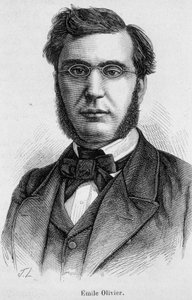 Portræt af Emile Ollivier (eller Olivier), fransk politiker (1825 -1913) - i "" L