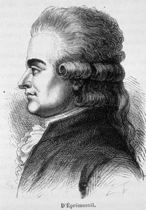 Portræt af Eprémesnil, fransk magistrat og politiker (1746 - 1794) - i ""L