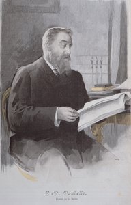 Portræt af Eugene Poubelle (1831-1907), fra La Revue Illustree. 15. juni 1893 (farvegravering) af French School