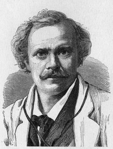 Portræt af Félix Nadar (1820 - 1910) - i "" Album of Science; berømte lærde; Store opdagelser””” 1896. af French School